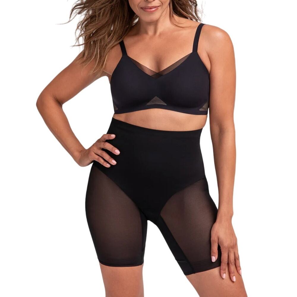 Honeylove Mid-Waist Short Shapewear Black Vamp Size Large Sold Out